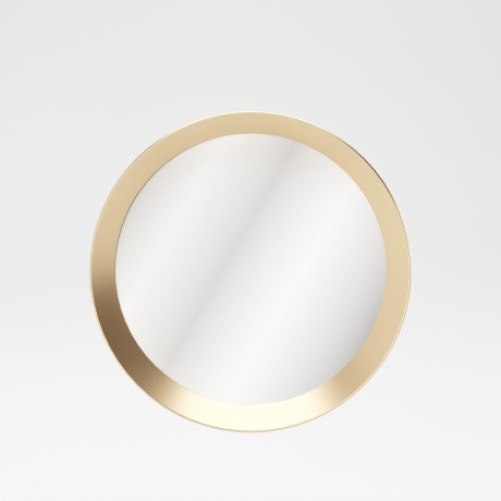 Круглое зеркало в золотой раме «Грейс» (Grace)