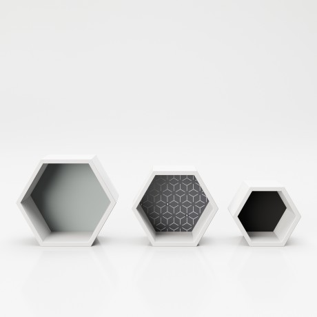 Настенные полки «Тейлор» (Tailor), комплект из трех штук