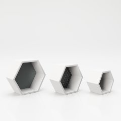 Настенные полки «Тейлор» (Tailor), комплект из трех штук