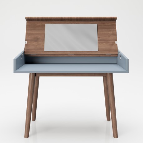 Туалетный столик  «Генриетта» (Henriette) с откидной крышкой и встроенным зеркалом