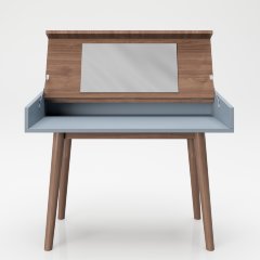 Туалетный столик  «Генриетта» (Henriette) с откидной крышкой и встроенным зеркалом