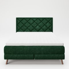 Кровать деревянная «Одри» (Audrey) 160x200 с мягкой обивкой и наматрасником