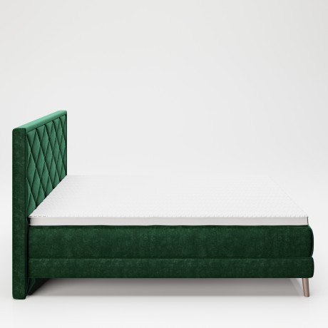 Кровать деревянная «Одри» (Audrey) 160x200 с мягкой обивкой и наматрасником