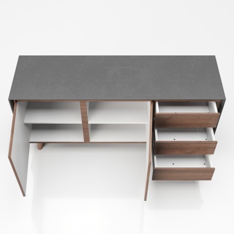 Комод с тремя выдвижными ящиками и двумя дверцами «Виктория» (Victoria) 