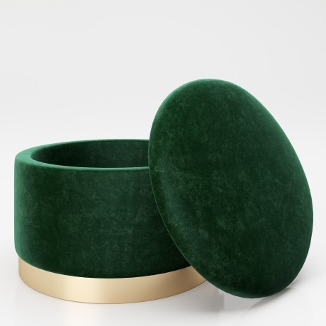 Пуф круглый «Сью» (Sue) с местом для хранения