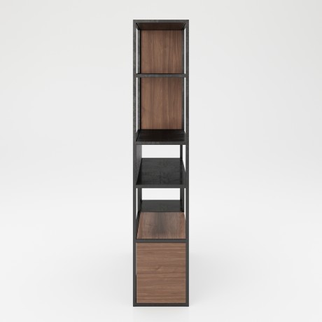 Шкаф-стеллаж с 7 открытыми отделениями и 2 выдвижными ящиками «Брук» (Brooke)