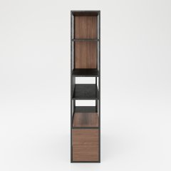 Шкаф-стеллаж с 7 открытыми отделениями и 2 выдвижными ящиками «Брук» (Brooke)