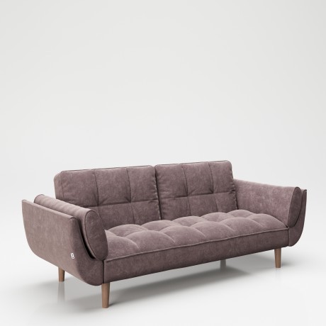 Диван-кровать со спинкой и подлокотниками «Скарлетт» (Scarlett) 