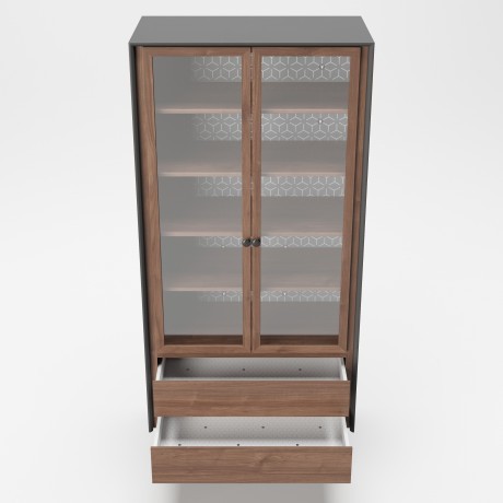 Шкаф «Виктория» (Victoria) с двумя выдвижными ящиками и двумя дверцами