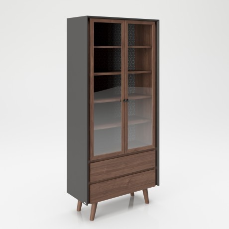 Шкаф «Виктория» (Victoria) с двумя выдвижными ящиками и двумя дверцами