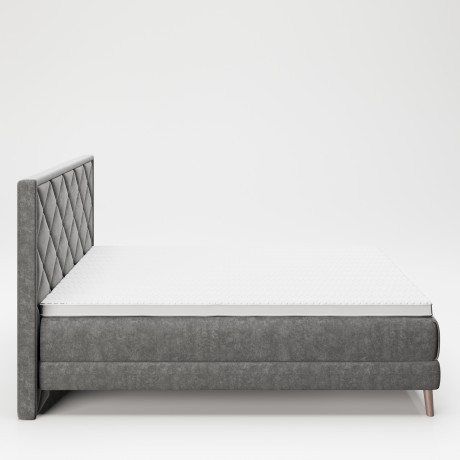 Кровать деревянная «Одри» (Audrey) 140x200 с мягкой обивкой и наматрасником