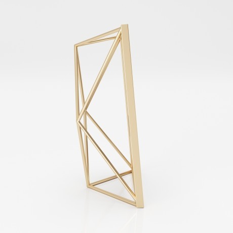 Рамка для фотографий 12.5x17 металлическая со стеклом «Хоуп» (Hope)