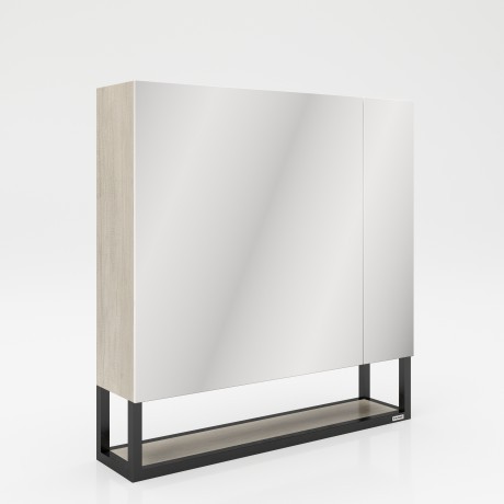 Зеркальный шкаф в ванную с двумя дверцами «Жаклин» (Jaclyn)