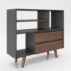 Шкаф «Виктория» (Victoria) с двумя выдвижными ящиками и четырьмя открытыми полками