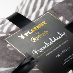 Покрывало с серо-белым принтом «Джеки» (Jackie)