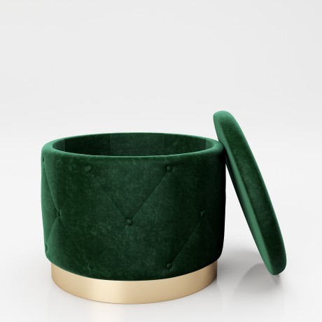 Пуф «Лиз» (Liz) круглый с местом для хранения 