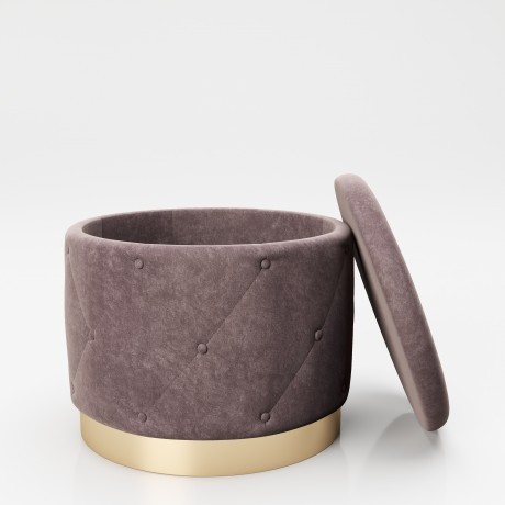 Пуф «Лиз» (Liz) круглый с местом для хранения 