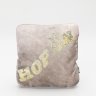Декоративная подушка бархатная «Эллен» (Ellen) с надписью пайетками «Hop on»