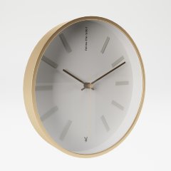 Настенные часы круглые в золотистой раме «Хизер» (Heather)