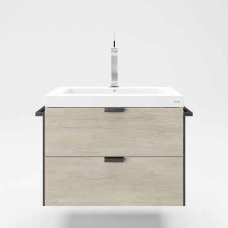 Навесная тумба с прямоугольной раковиной «Дженис» (Janice)