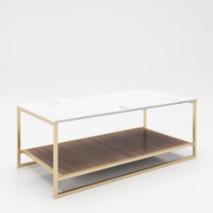 Столик журнальный с нижней полкой «Оливия» (Olivia)