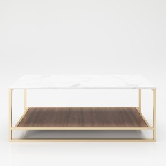 Столик журнальный с нижней полкой «Оливия» (Olivia)