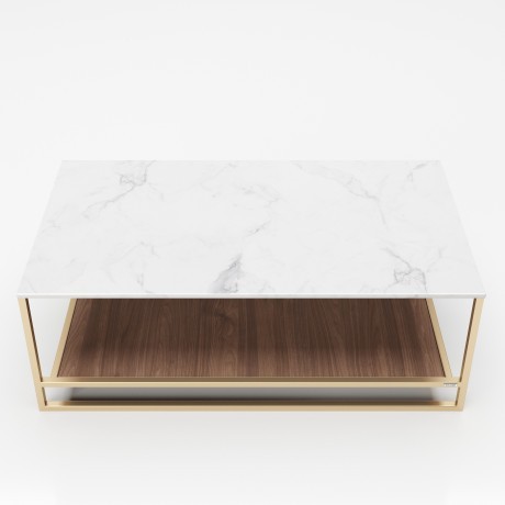 Столик журнальный с нижней полкой «Оливия» (Olivia)