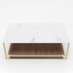 Столик журнальный с нижней полкой «Оливия» (Olivia)